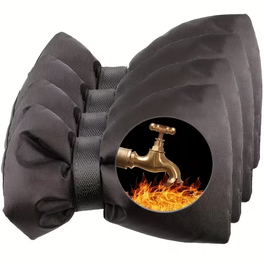 4-Pack Winter Faucet Covers, Outdoor Garden Tap Insulation Covers for Freeze Protection